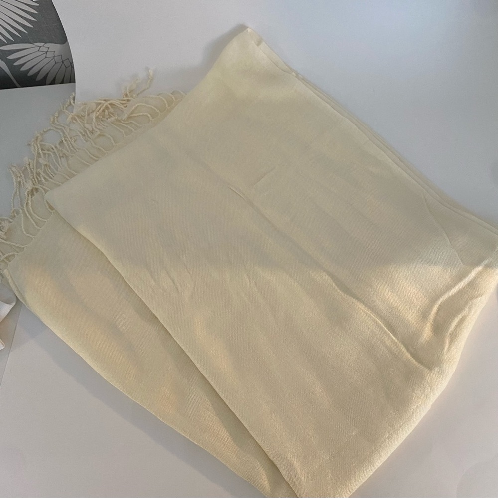 Cream Scarf - Picture 6 of 7